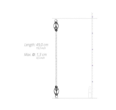 Stymulator-Japanese Clover Clamps With Chain